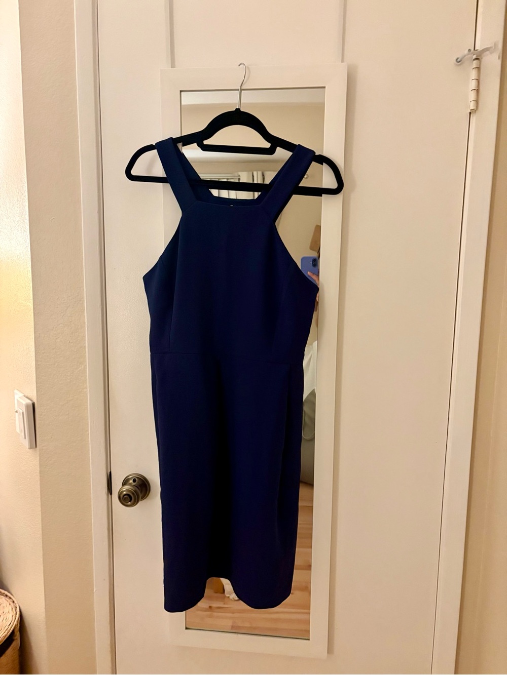Madewell Mini Dress in Deep Blue - Size 12